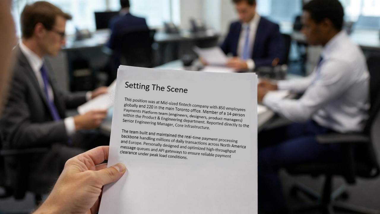 How to Write a “Setting the Scene” Paragraph on Your Resume